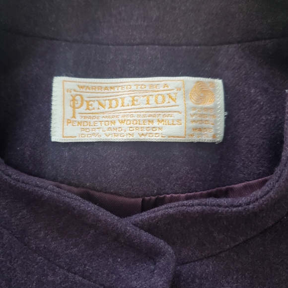 Pendleton | Vintage wool purple blazer / suit jacket - Picture 4 of 8